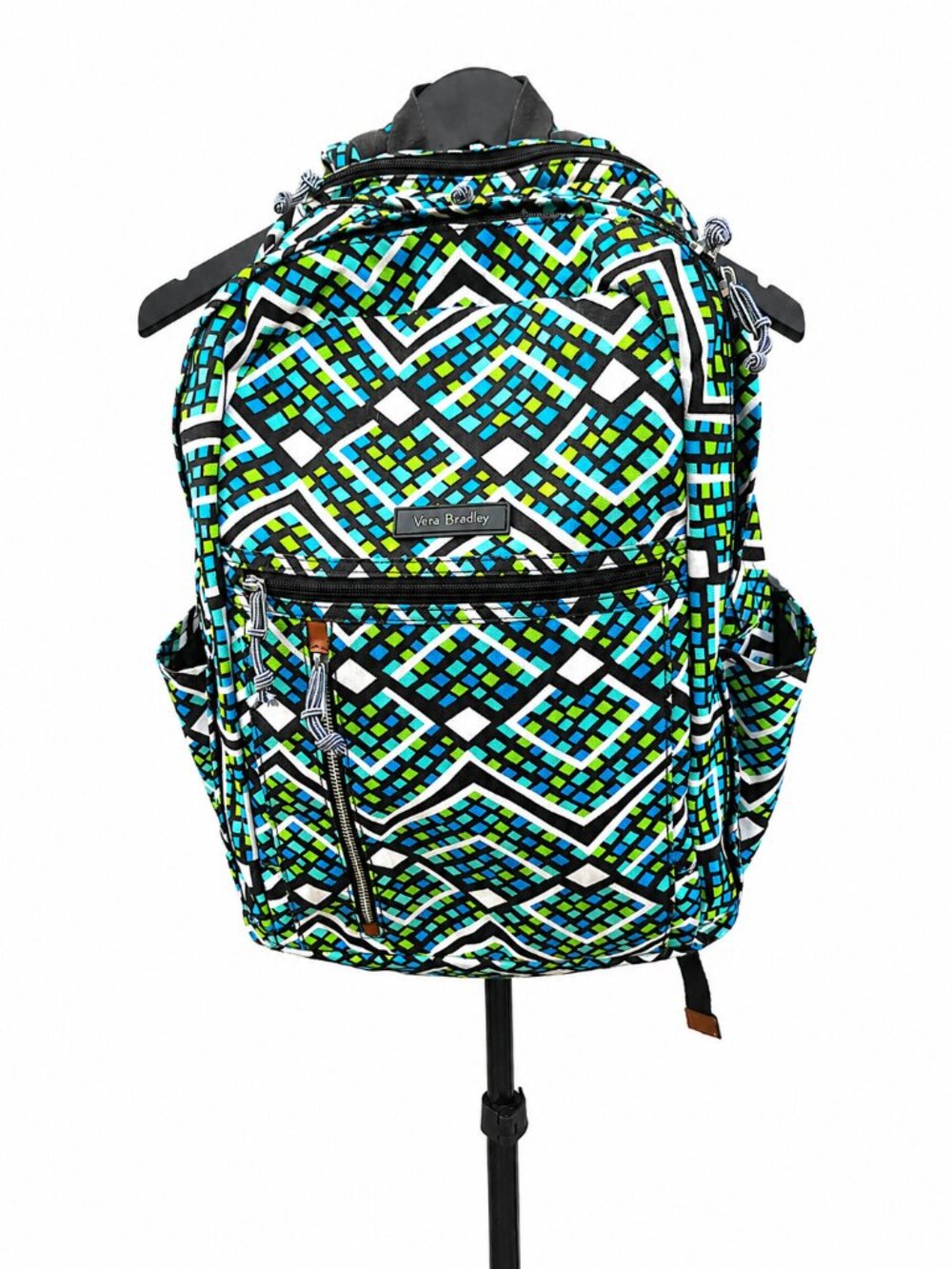Vera Bradley Lighten Up Backpack Rain Forest Travel School Laptop Carry-On